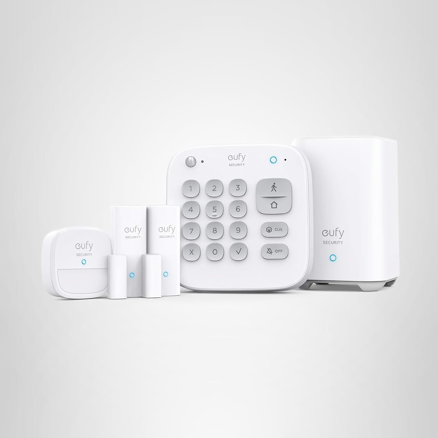 Eufy S340 security camera and smart lock setup for monitoring a house remotely while traveling full time in an RV.